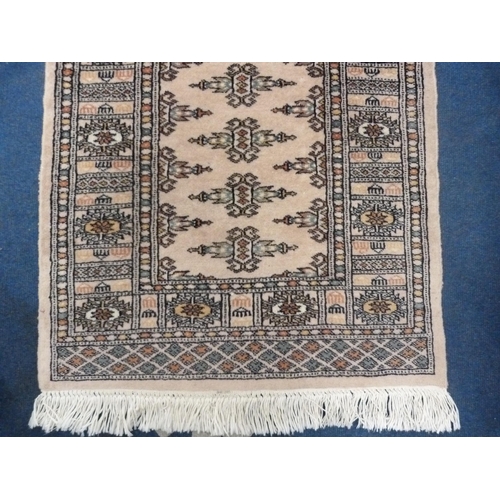 475 - Indian-style machine-woven rug and a Turkish machine-woven Milas-style rug.  (2)