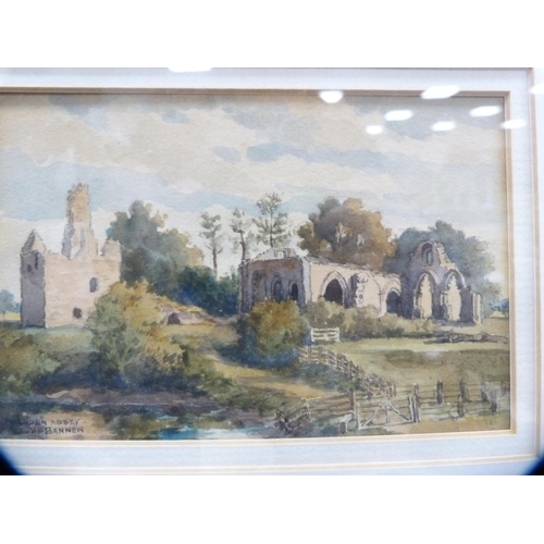 56 - Hugh BannerLincluden AbbeyWatercolour.