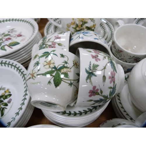 66 - Extensive collection of Portmeirion 'Botanic Garden' ceramics to include biscuit barrels, storage ja... 