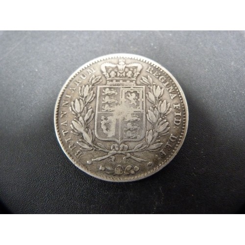 185 - Queen Victoria silver crown, dated 1845.