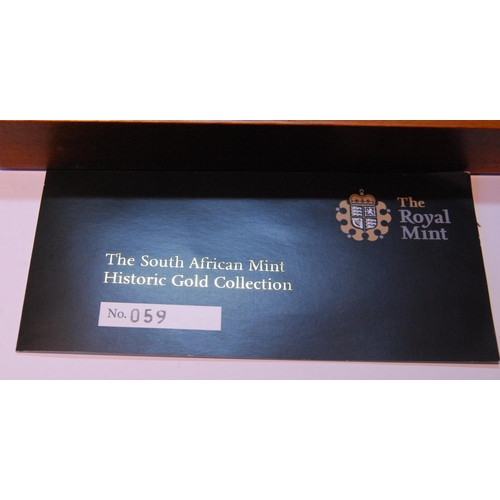 80 - The South African Mint Historic Gold Collection by the Royal Mint at Pretoria comprising a George V ... 