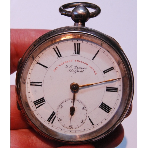 114 - Waltham silver-cased open face pocket watch, hallmarks for Birmingham, and an Edward VII silver-case... 