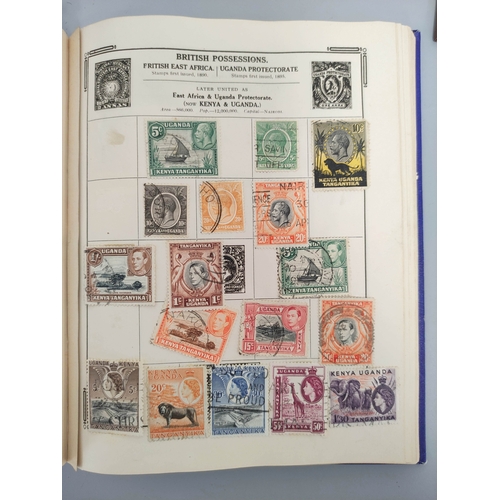 241 - Great Britain & World. Five stamp albums to include 1910s Japanese issues, U.S issues, among oth... 