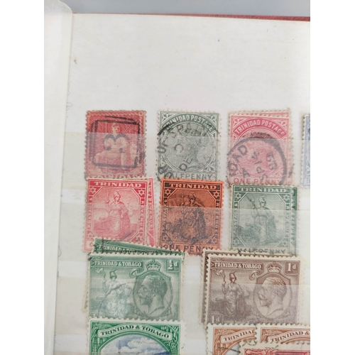 242 - Commonwealth and World. Three albums of postage stamps to include 1860s Ceylon issues, Spanish Phili... 