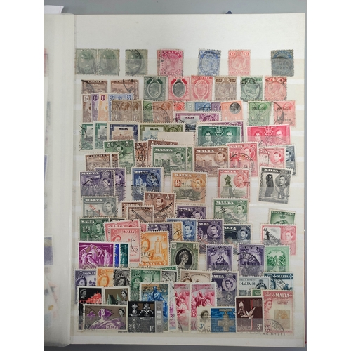 242 - Commonwealth and World. Three albums of postage stamps to include 1860s Ceylon issues, Spanish Phili... 