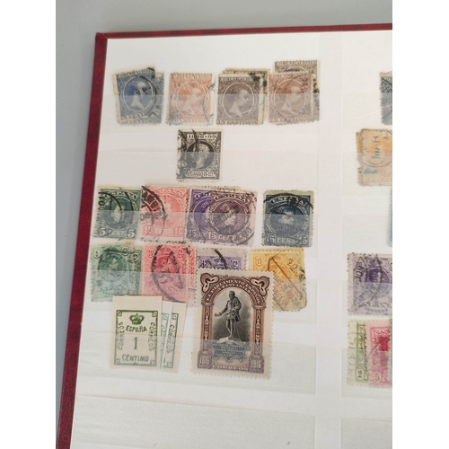 243 - Europe & World. Four well filled collector's stamp albums with issues from Spain, Ireland, Cypru... 