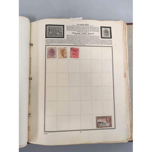 243 - Europe & World. Four well filled collector's stamp albums with issues from Spain, Ireland, Cypru... 