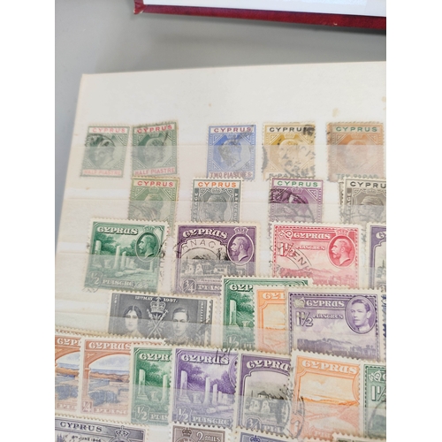 243 - Europe & World. Four well filled collector's stamp albums with issues from Spain, Ireland, Cypru... 