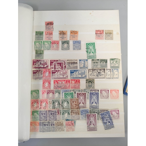 243 - Europe & World. Four well filled collector's stamp albums with issues from Spain, Ireland, Cypru... 