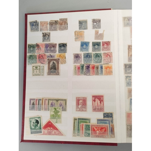 243 - Europe & World. Four well filled collector's stamp albums with issues from Spain, Ireland, Cypru... 