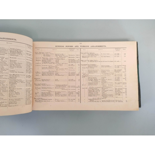 265 - Railway Clearing House book of official railway junction diagrams, published by the railway clearing... 