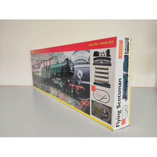 103 - Hornby. Boxed 00 Gauge Flying Scotsman Electric Train Set, comprising of locomotive and tender, four... 