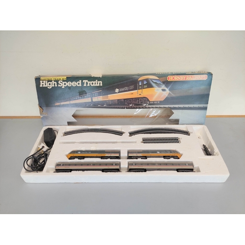 104 - Hornby. 00 gauge High Speed Train train set, including 43072 power car, 43051 dummy, 42191 coach and... 