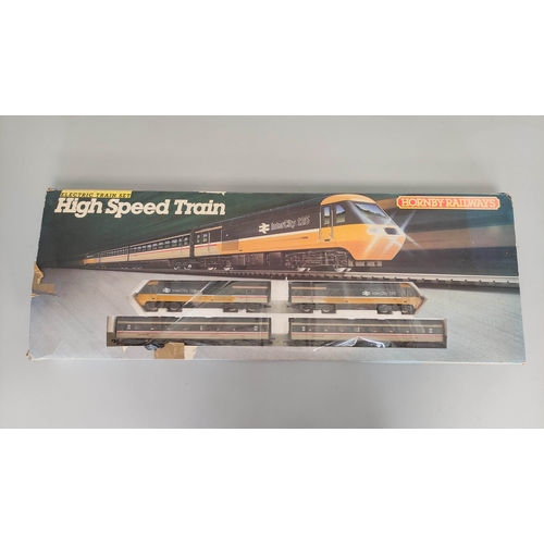 104 - Hornby. 00 gauge High Speed Train train set, including 43072 power car, 43051 dummy, 42191 coach and... 