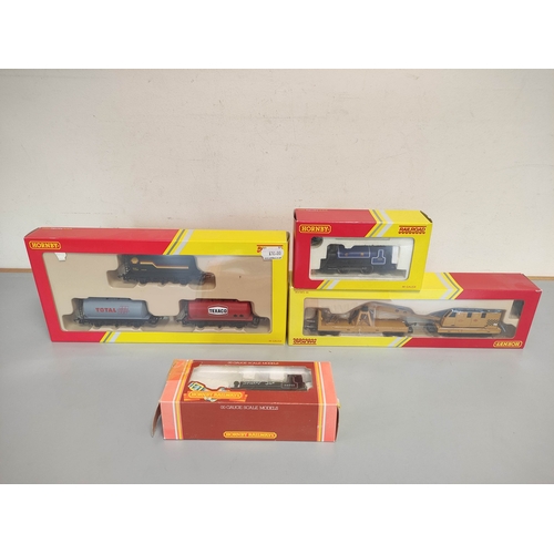 107 - Hornby Railways. Eight boxed 00 gauge rolling stock and locomotives to include R2672 Class 0F Pug 0-... 