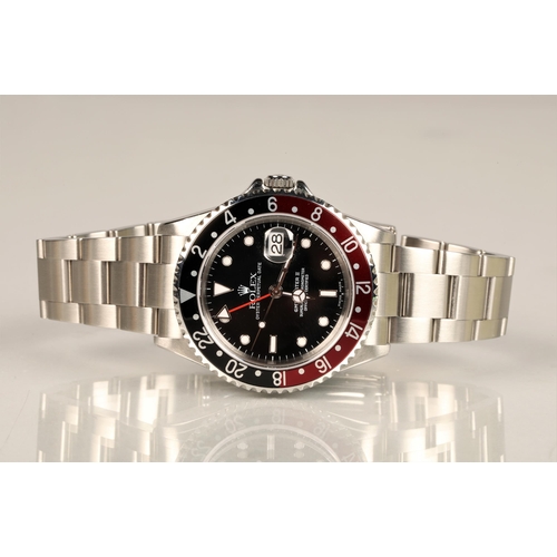 163 - Rolex Oyster Perpetual Date GMT Master II 'Coke' Superlative Chronometer stainless steel wristwatch,... 