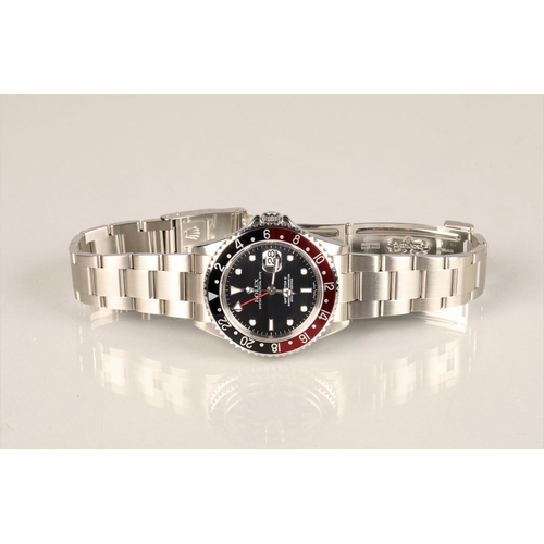 163 - Rolex Oyster Perpetual Date GMT Master II 'Coke' Superlative Chronometer stainless steel wristwatch,... 