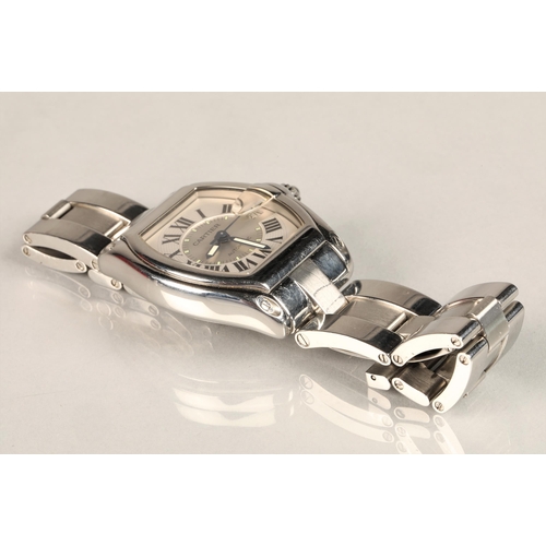 170 - Cartier Roadster automatic gents stainless steel wrist watch, reference No 2510, serial No 361382CD,... 