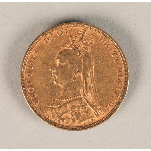 176 - Victorian gold sovereign 1889