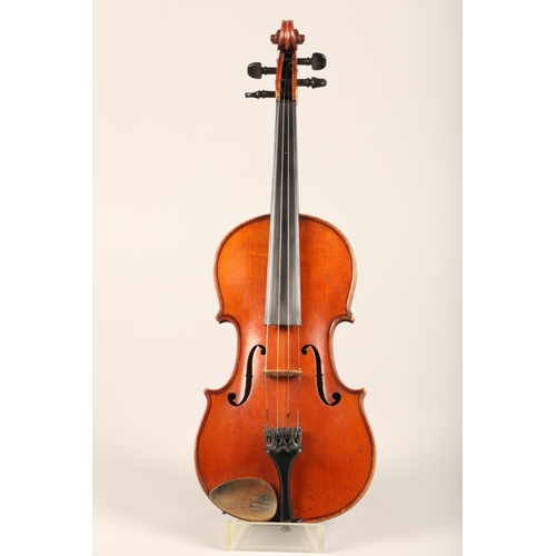 383 - French Violin by G Fournier, 1888, Labelled 'G Fournier, Paris 1888' Length of back 36.1cm,