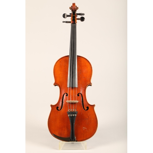 384 - German Violin by Louis Lowendahl, circa 1900, labelled Manufactured in Berlin, Special copy of Anton... 