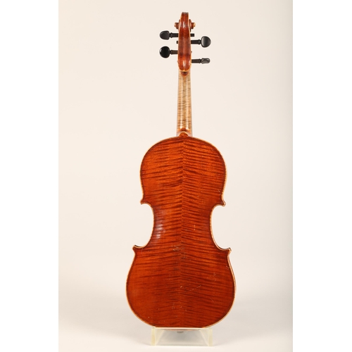 384 - German Violin by Louis Lowendahl, circa 1900, labelled Manufactured in Berlin, Special copy of Anton... 