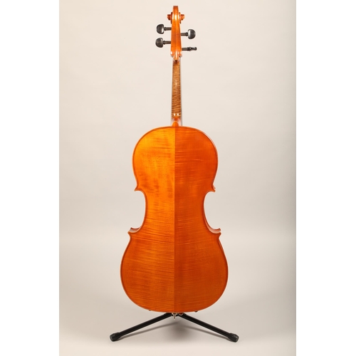 388 - German Cello by Conrad A Gotz, 1974. Labelled Conrad A Gotz, 1974 Mod Nr 434, Gotz W Germany 6086, l... 