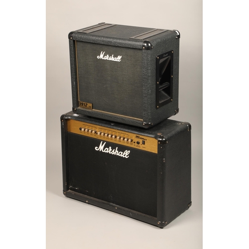 407 - Marshall DFX guitar amplifier, 230W made in India, 48 x 47cm and a 1912 model, lead 1x12, 150W, 50 x... 