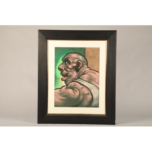 431 - Peter Howson OBE (Scottish born 1958) ARR Framed pastel, signed lower right Figure Study 59cm x 44cm