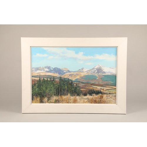 488 - William Lees ARR Framed oil on canvas, signed 'Goat Fell, Isle of Arran' 50cm x 75cm