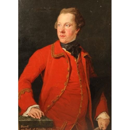 536 - John Stevens after Pompeo Batoni (Scottish 1793 - 1868) Portrait of David, 10th Earl of Cassilis, th... 