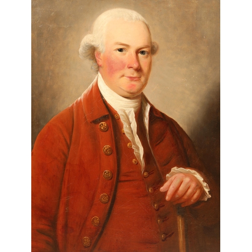 542 - David Martin (Scottish 1737 - 1797) Portrait of Robert Hunter of Thurston (d. 1810), half-length in ... 