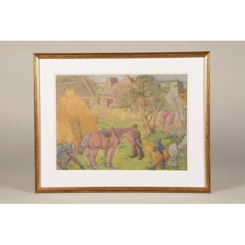 562 - William D Clyne (Scottish 1922 - 1981) Framed watercolour and gouache, painted 1953, signed lower ri... 