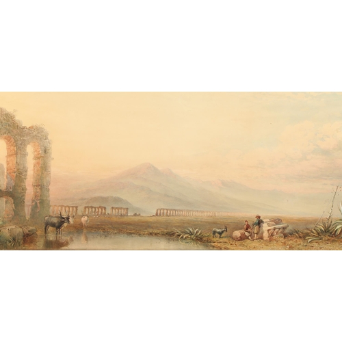 594 - William Collingwood Smith RWS (Scottish born 1815-1887) Framed watercolour, signed, dated 1885 'The ... 