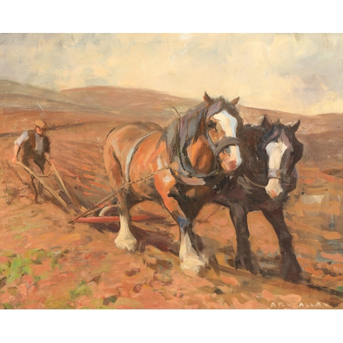 600 - Archibald Russell Watson Allan R.S.A (Scottish 1878 - 1959) ARR Framed oil on board, signed lower ri... 