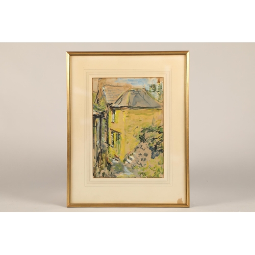 603 - Joseph Oppenheimer R.P. (1876-1966) ARR Gilt framed watercolour - signed, titled and dated 1946 'Old... 