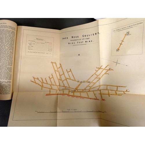 211 - INSPECTORS OF MINES.  Reports for the Years 1871 & 1873. Fldg. plan of Seaham Colliery & of ... 