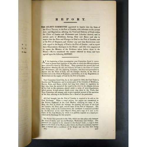 213 - State of the Coal Trade.  Report of the Select Committee on the State of the Coal Trade. 2 fldg. eng... 