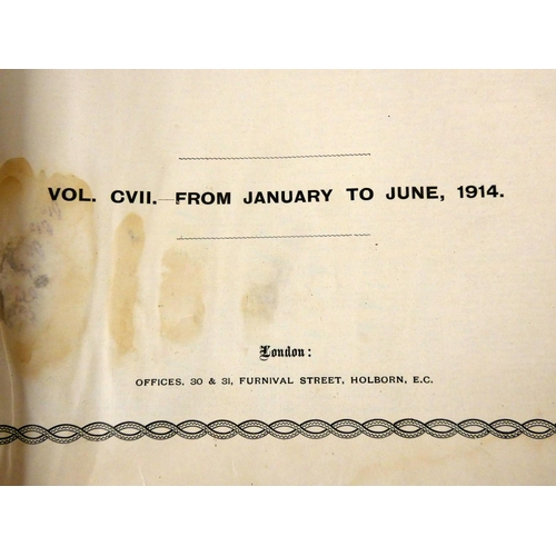 216 - The Colliery Guardian & Journal of the Coal & Iron Trades.  Bound vol. CVII. Illus... 