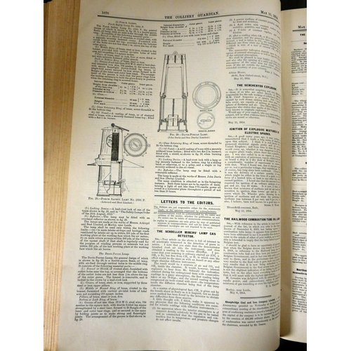 216 - The Colliery Guardian & Journal of the Coal & Iron Trades.  Bound vol. CVII. Illus... 