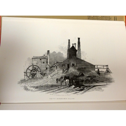 222 - HAIR T. H.  Sketches of the Coal Mines in Northumberland & Durham. Illus. Folio. Red cloth in d.... 