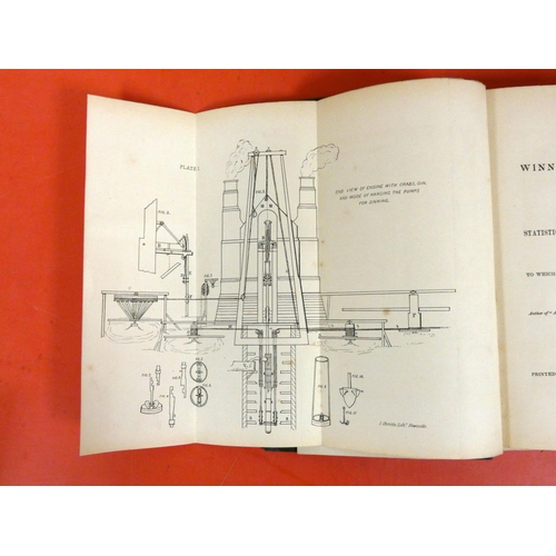 225 - DUNN MATTHIAS.  A Treatise on the Winning & Working of Collieries. 27 eng. plates incl. fldg. fr... 