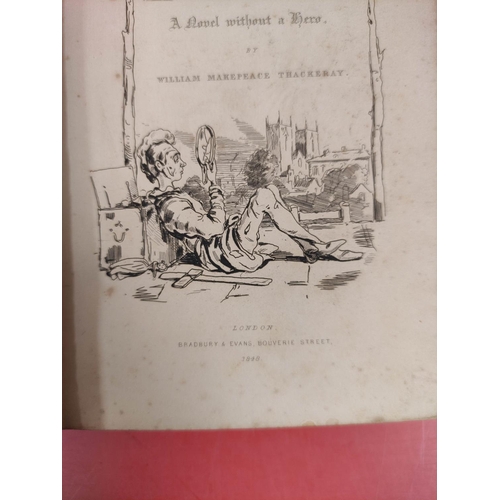 230 - THACKERAY W. M.  Vanity Fair, A Novel Without a Hero. Eng. frontis, title (dated 1848), pl... 