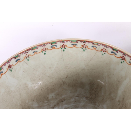 187 - Three Chinese porcelain bowls, the largest 23cm diameter.  (3)  (a/f) #479