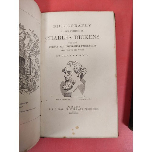 235 - DICKENS CHARLES.  The Mystery of Edwin Drood. Eng. frontis, title vignette & plates. A... 