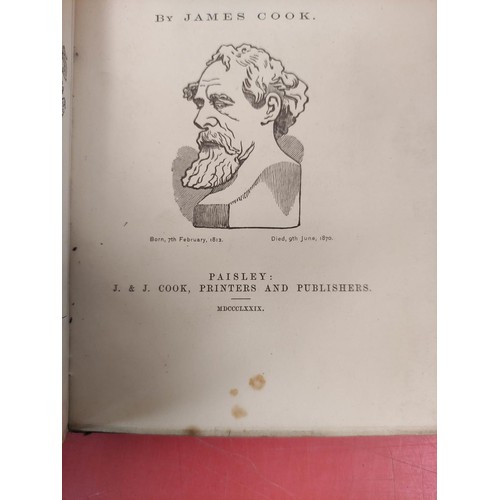 235 - DICKENS CHARLES.  The Mystery of Edwin Drood. Eng. frontis, title vignette & plates. A... 