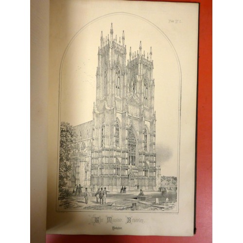 272 - WICKES CHARLES.  Illustrations of the Spires & Towers of the Medieval Churches of Engl... 