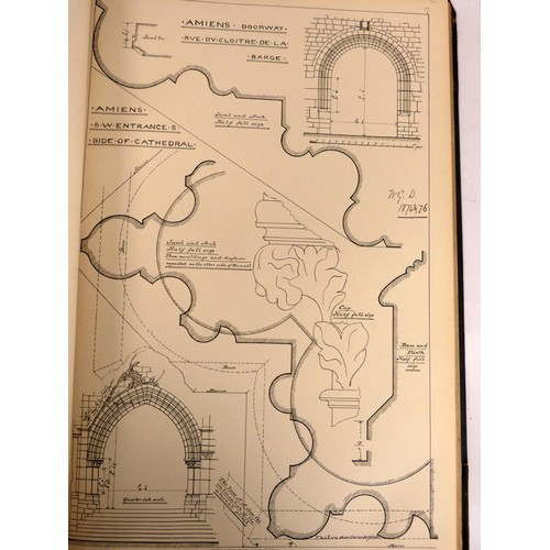 271 - DAISIE W. GALSWORTHY.  Architectural Studies in France. 16 chromolitho plates (as called f... 