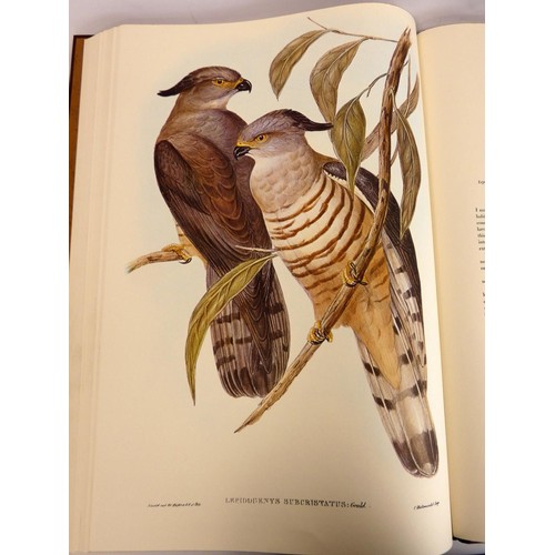 269 - GOULD JOHN.  The Birds of Australia. Fine col. plates. Large folio. Publisher's leather. Lansdowne P... 