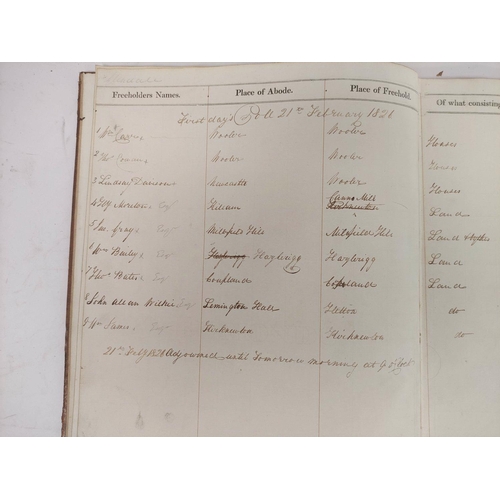 201 - NORTHUMBERLAND ELECTIONS, 1826.  